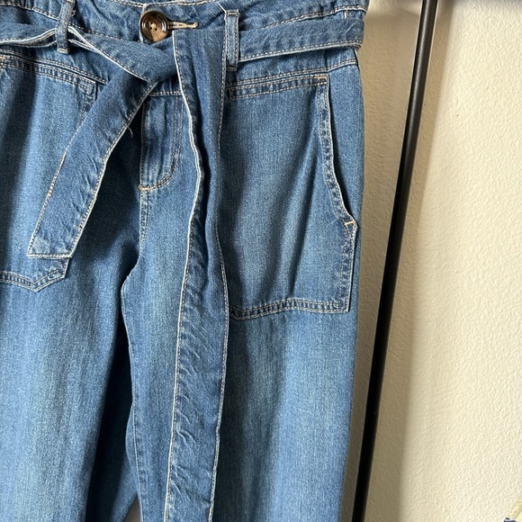 Vera wang medium wash wide leg trousers denim jeans retro vintage pants - Picture 2 of 4